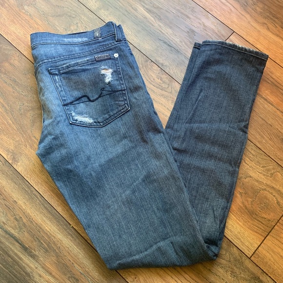 7 for all mankind - Roxanne distressed skinny - Picture 5 of 7